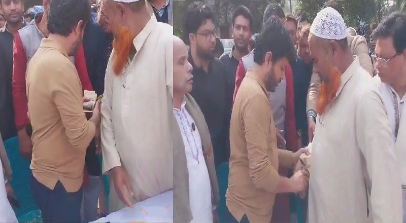 নির্বাচনী সভা শেষে নিক্সন চৌধুরীর টাকা দেওয়ার ভিডিও ভাইরাল
