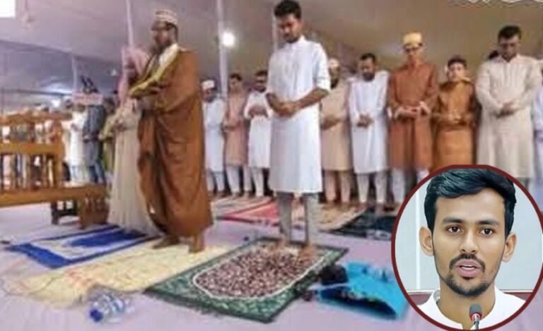 ঈদের জামাতে উপদেষ্টা আসিফের ইমামের পাশে দাঁড়ানোর কারণ জানা গেল